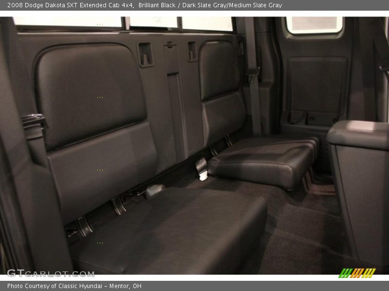 Brilliant Black / Dark Slate Gray/Medium Slate Gray 2008 Dodge Dakota SXT Extended Cab 4x4