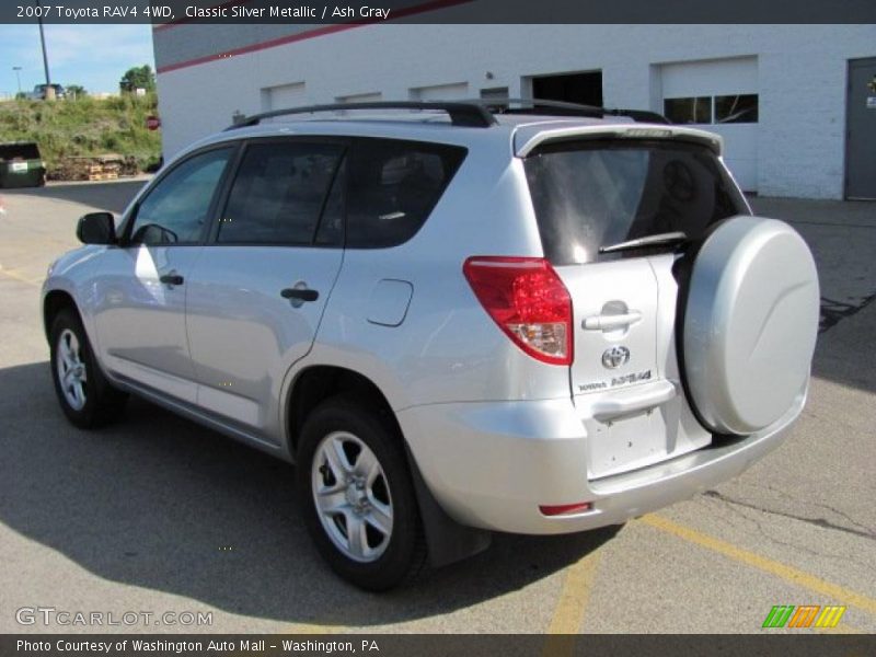Classic Silver Metallic / Ash Gray 2007 Toyota RAV4 4WD