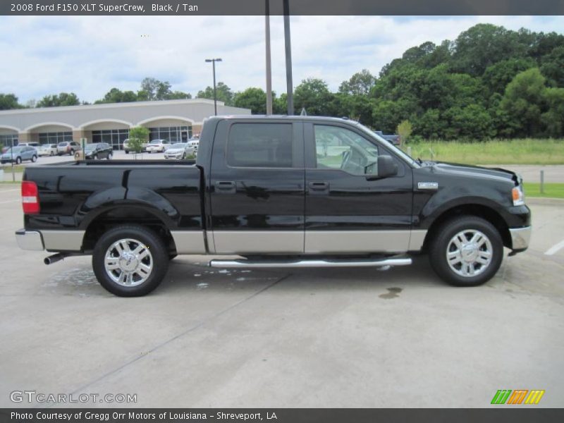Black / Tan 2008 Ford F150 XLT SuperCrew