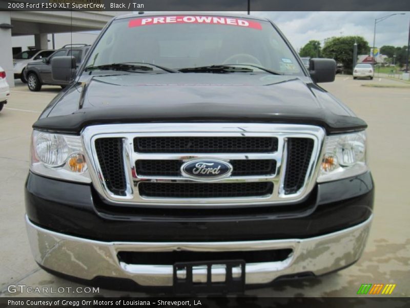 Black / Tan 2008 Ford F150 XLT SuperCrew