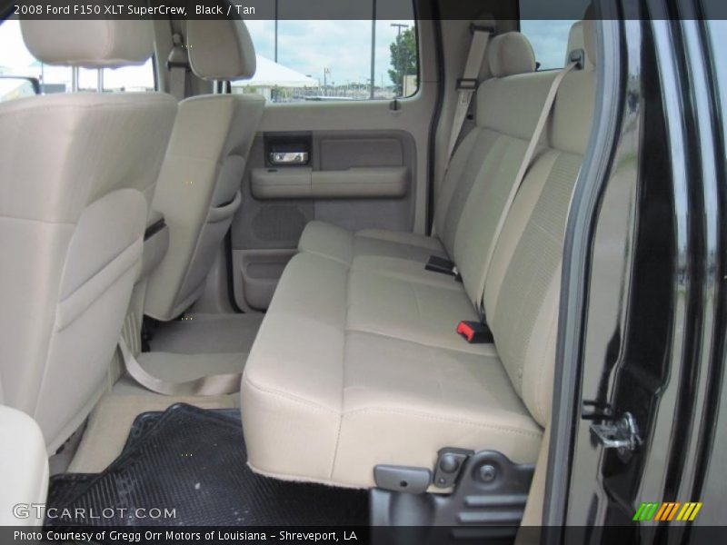 Black / Tan 2008 Ford F150 XLT SuperCrew