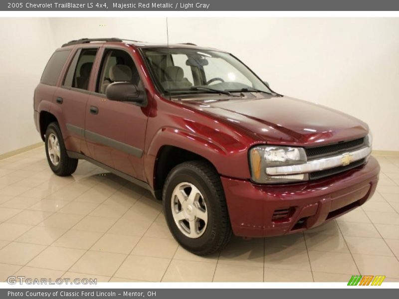 Majestic Red Metallic / Light Gray 2005 Chevrolet TrailBlazer LS 4x4