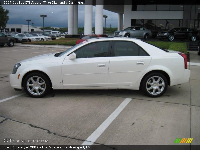 White Diamond / Cashmere 2007 Cadillac CTS Sedan