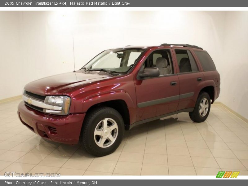 Majestic Red Metallic / Light Gray 2005 Chevrolet TrailBlazer LS 4x4