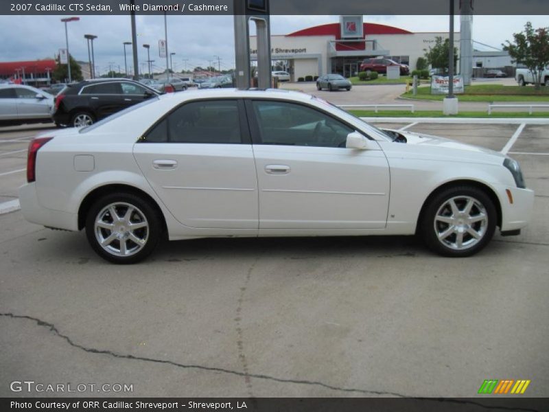 White Diamond / Cashmere 2007 Cadillac CTS Sedan