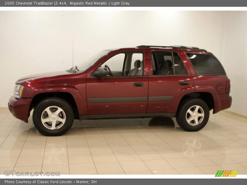 Majestic Red Metallic / Light Gray 2005 Chevrolet TrailBlazer LS 4x4