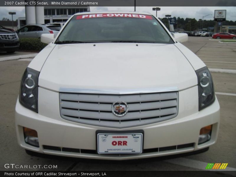 White Diamond / Cashmere 2007 Cadillac CTS Sedan