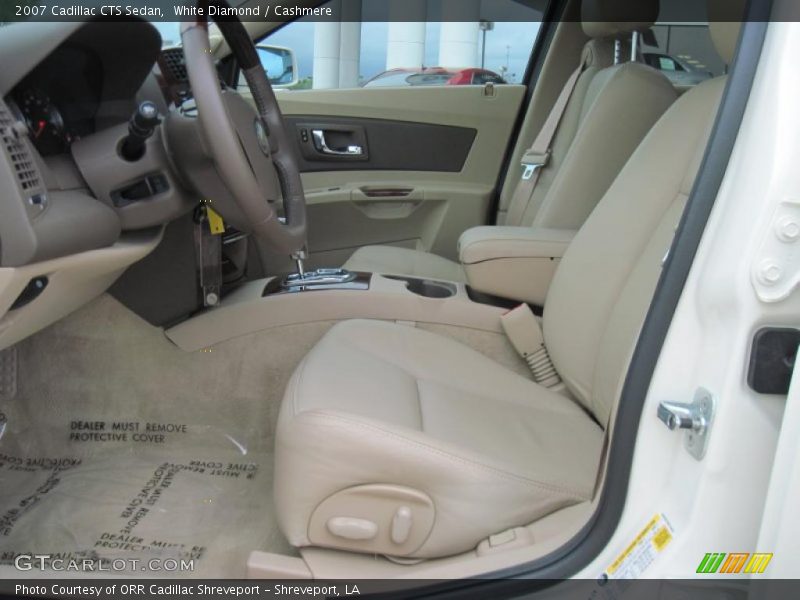 White Diamond / Cashmere 2007 Cadillac CTS Sedan