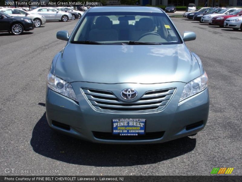 Aloe Green Metallic / Bisque 2007 Toyota Camry LE