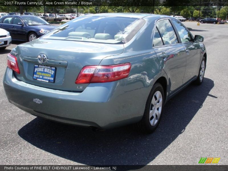 Aloe Green Metallic / Bisque 2007 Toyota Camry LE