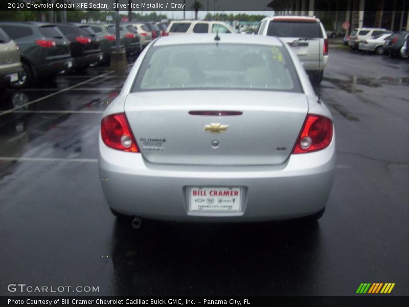 Silver Ice Metallic / Gray 2010 Chevrolet Cobalt XFE Sedan