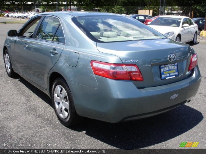 Aloe Green Metallic / Bisque 2007 Toyota Camry LE