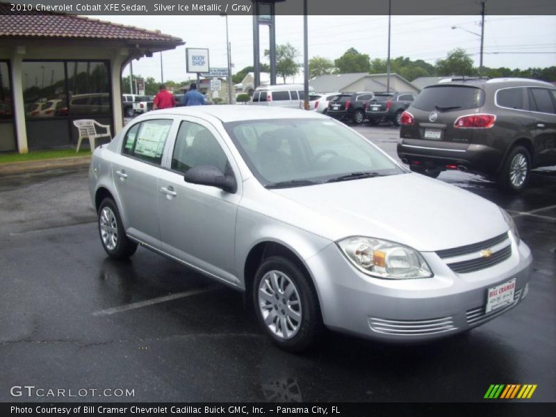 Silver Ice Metallic / Gray 2010 Chevrolet Cobalt XFE Sedan