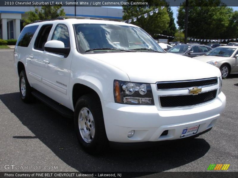 Summit White / Light Cashmere/Dark Cashmere 2010 Chevrolet Suburban LT 4x4