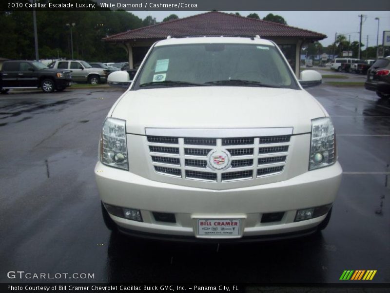 White Diamond / Cashmere/Cocoa 2010 Cadillac Escalade Luxury