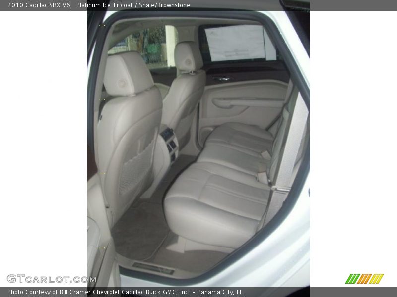 Platinum Ice Tricoat / Shale/Brownstone 2010 Cadillac SRX V6