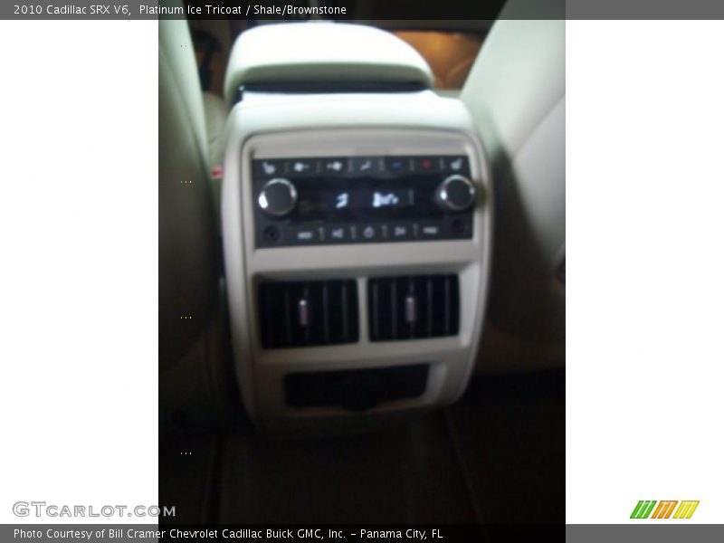 Platinum Ice Tricoat / Shale/Brownstone 2010 Cadillac SRX V6