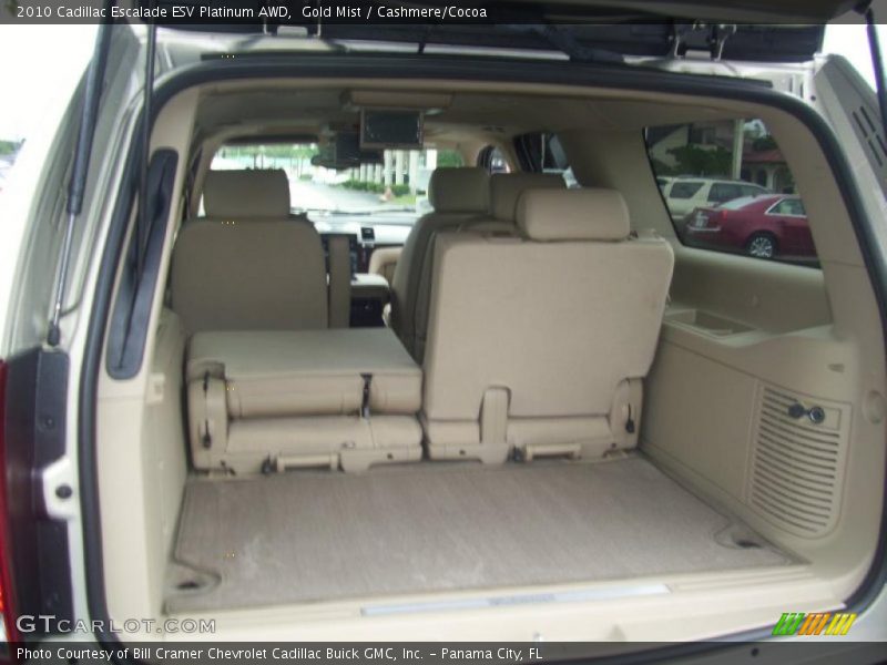 Gold Mist / Cashmere/Cocoa 2010 Cadillac Escalade ESV Platinum AWD