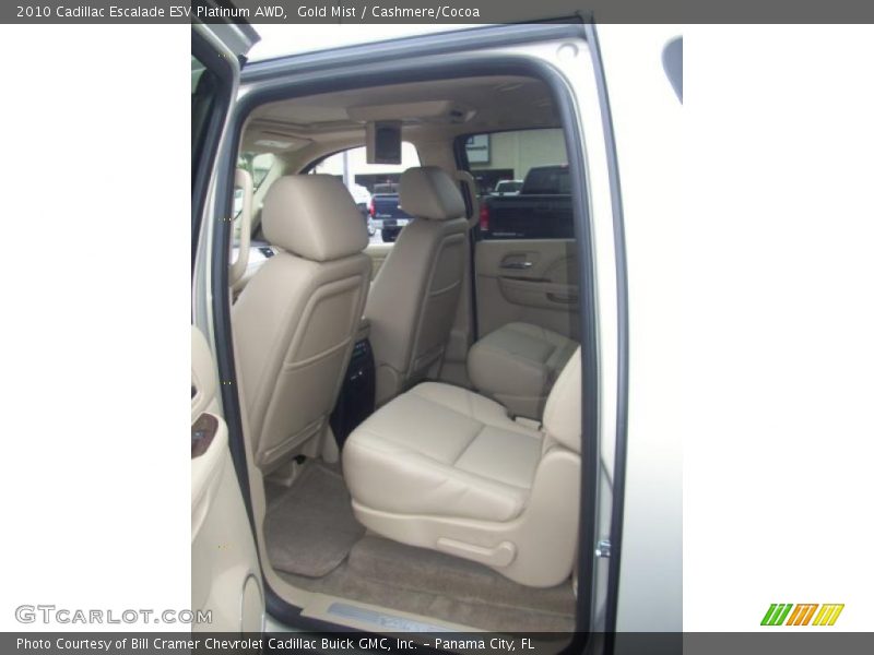 Gold Mist / Cashmere/Cocoa 2010 Cadillac Escalade ESV Platinum AWD