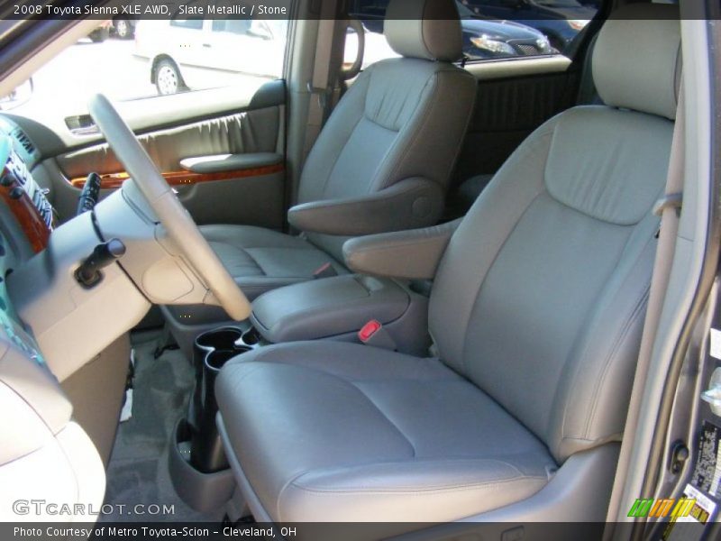 Slate Metallic / Stone 2008 Toyota Sienna XLE AWD