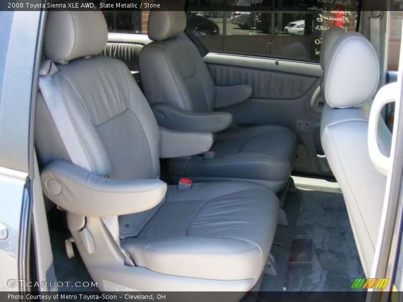 Slate Metallic / Stone 2008 Toyota Sienna XLE AWD