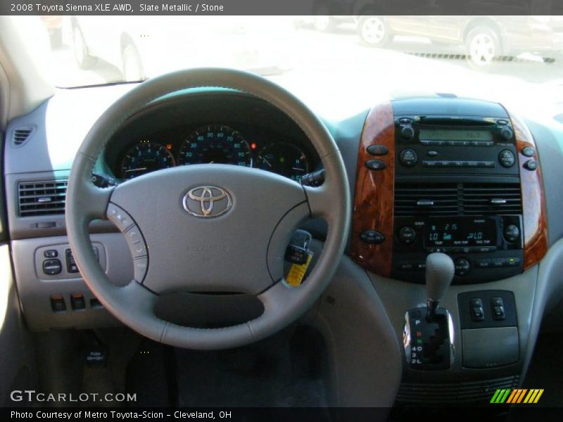 Slate Metallic / Stone 2008 Toyota Sienna XLE AWD