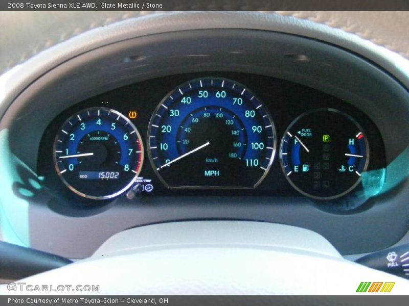 Slate Metallic / Stone 2008 Toyota Sienna XLE AWD
