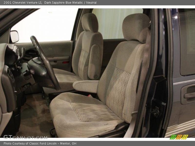 Dark Sapphire Blue Metallic / Neutral 2001 Chevrolet Venture LS