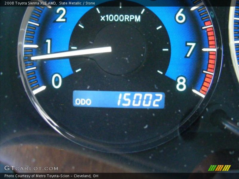 Slate Metallic / Stone 2008 Toyota Sienna XLE AWD