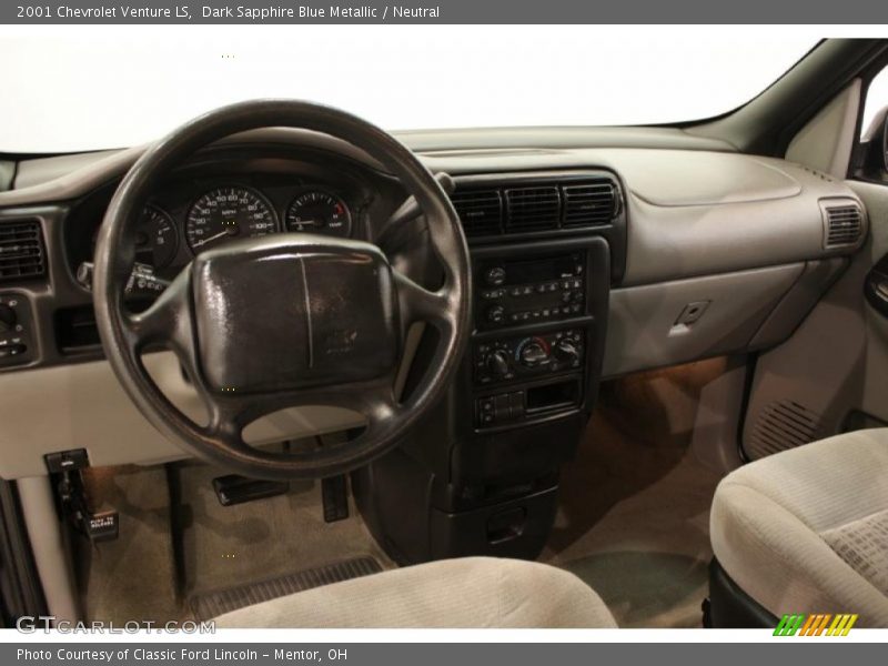Dark Sapphire Blue Metallic / Neutral 2001 Chevrolet Venture LS