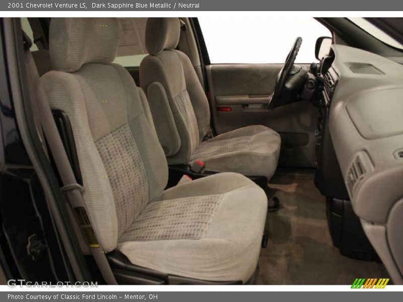 Dark Sapphire Blue Metallic / Neutral 2001 Chevrolet Venture LS