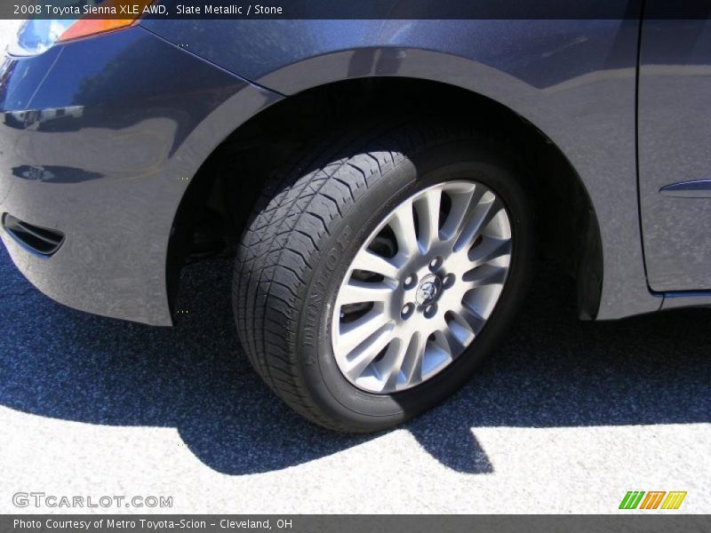 Slate Metallic / Stone 2008 Toyota Sienna XLE AWD