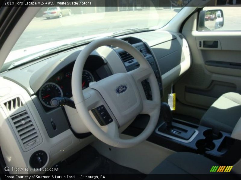 White Suede / Stone 2010 Ford Escape XLS 4WD