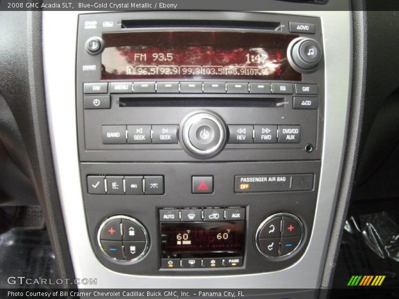 Blue-Gold Crystal Metallic / Ebony 2008 GMC Acadia SLT