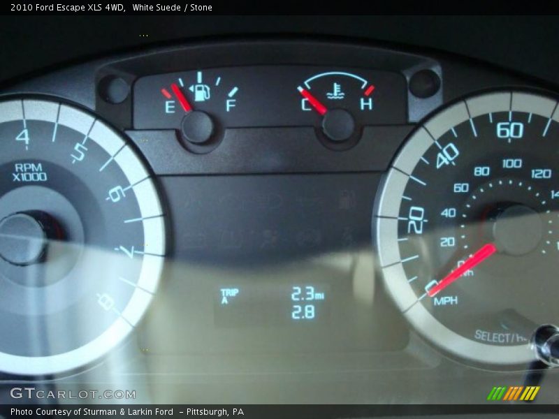 White Suede / Stone 2010 Ford Escape XLS 4WD