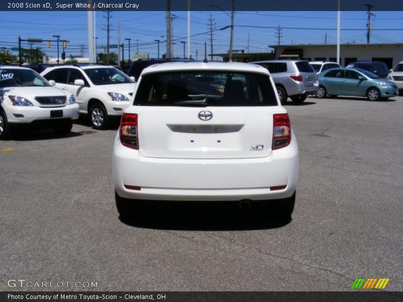 Super White / Charcoal Gray 2008 Scion xD