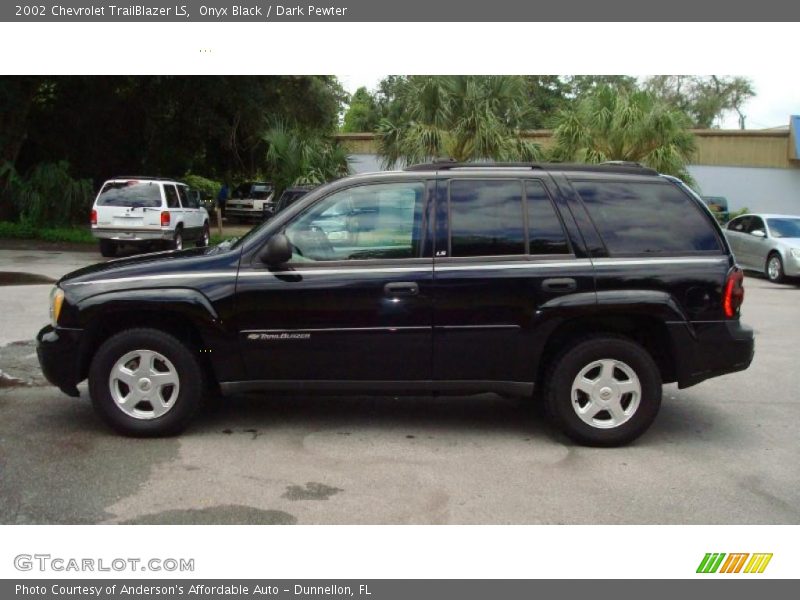 Onyx Black / Dark Pewter 2002 Chevrolet TrailBlazer LS