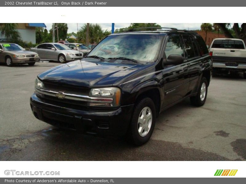Onyx Black / Dark Pewter 2002 Chevrolet TrailBlazer LS