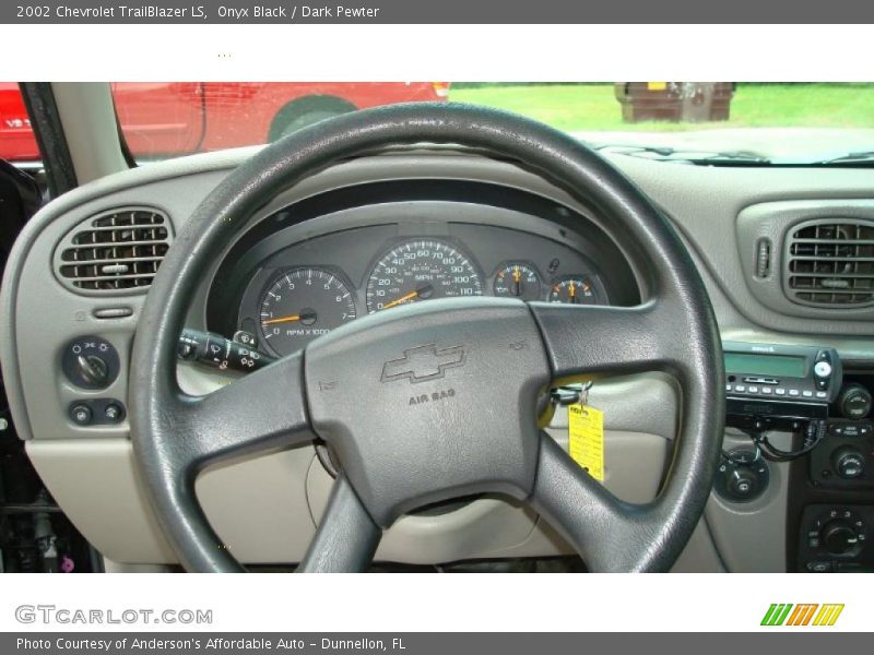 Onyx Black / Dark Pewter 2002 Chevrolet TrailBlazer LS