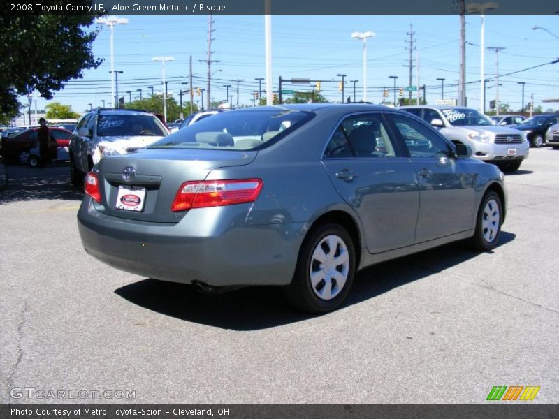 Aloe Green Metallic / Bisque 2008 Toyota Camry LE