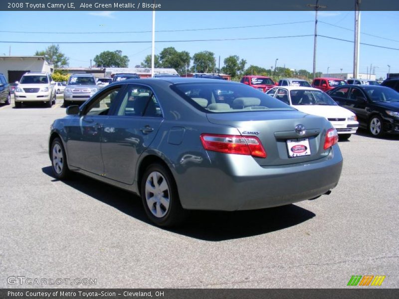 Aloe Green Metallic / Bisque 2008 Toyota Camry LE
