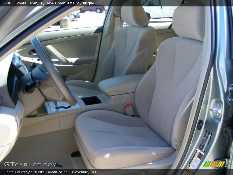 Aloe Green Metallic / Bisque 2008 Toyota Camry LE
