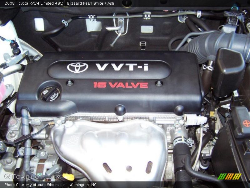 Blizzard Pearl White / Ash 2008 Toyota RAV4 Limited 4WD