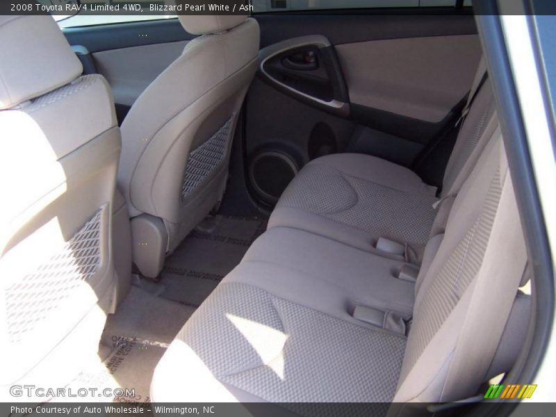 Blizzard Pearl White / Ash 2008 Toyota RAV4 Limited 4WD