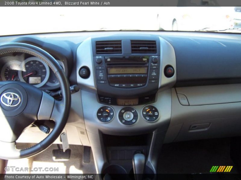 Blizzard Pearl White / Ash 2008 Toyota RAV4 Limited 4WD