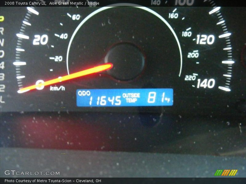 Aloe Green Metallic / Bisque 2008 Toyota Camry LE