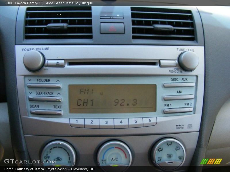 Aloe Green Metallic / Bisque 2008 Toyota Camry LE