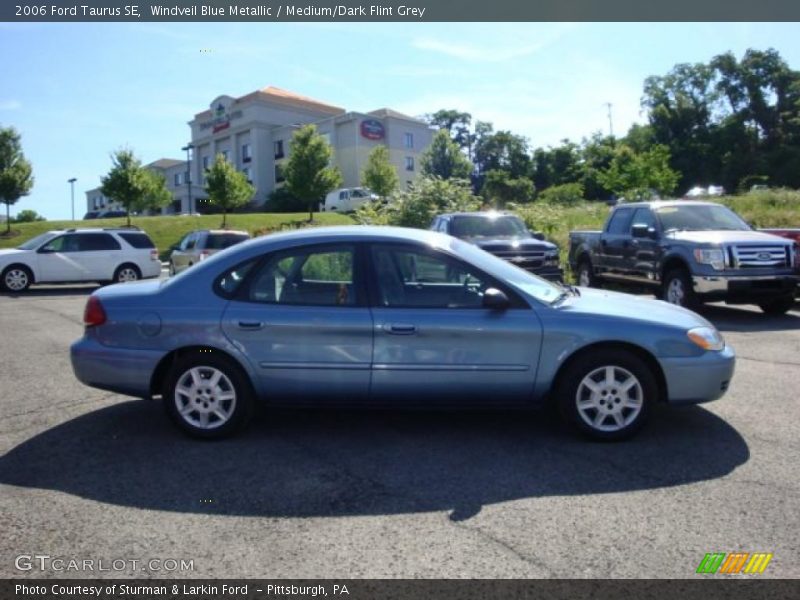 Windveil Blue Metallic / Medium/Dark Flint Grey 2006 Ford Taurus SE