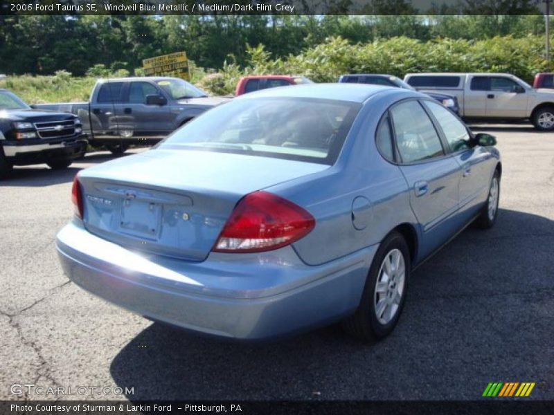 Windveil Blue Metallic / Medium/Dark Flint Grey 2006 Ford Taurus SE