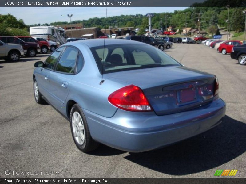Windveil Blue Metallic / Medium/Dark Flint Grey 2006 Ford Taurus SE